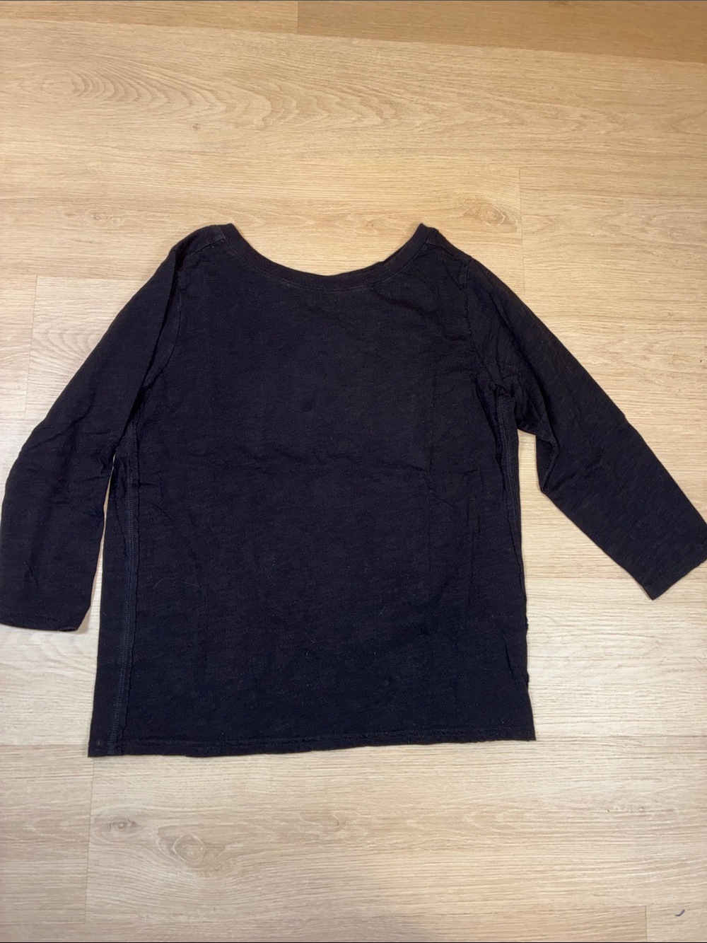 Pact Black Long Sleeve Women’s size Large Top